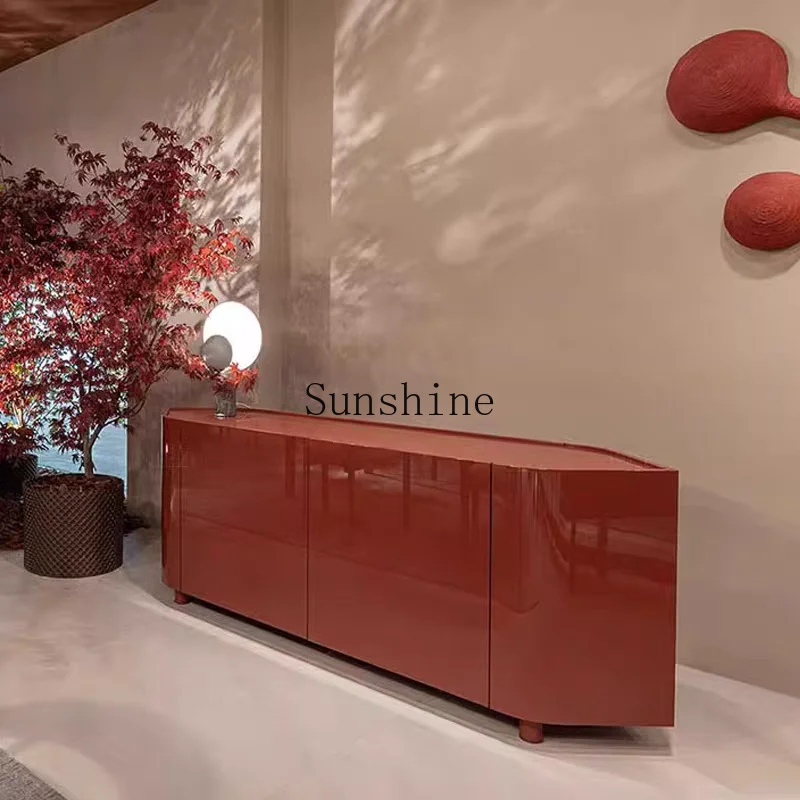 Light luxury high-end entrance cabinet Modern simple dining side, living room, partition decoration