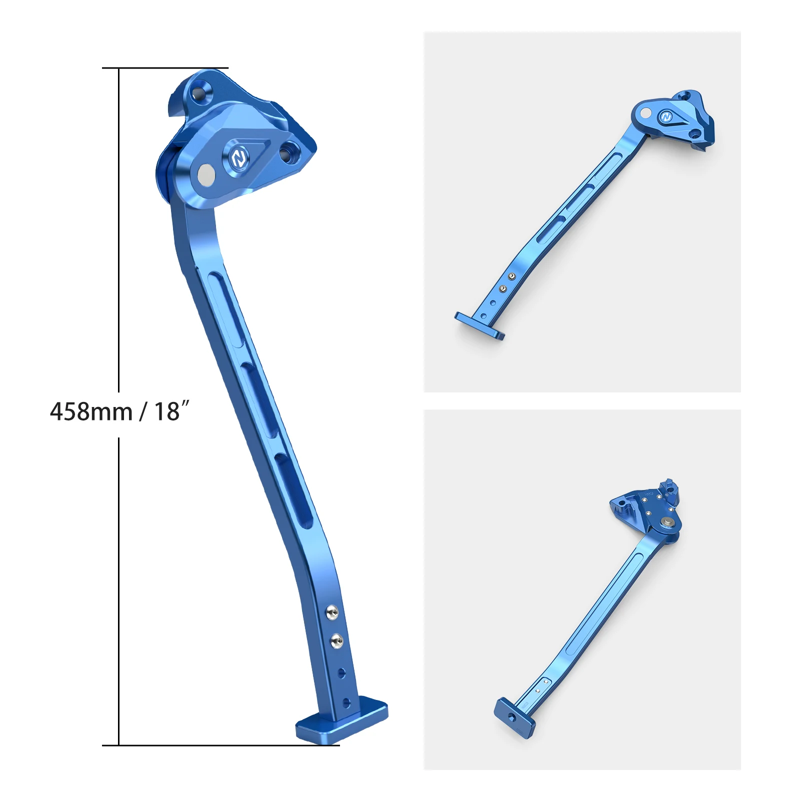 For 2023 2024 Yamaha YZ450F Adjustable Kickstand Side Stand & Lowering Link YZ 450F Parking Side Stand Billet 6061-T6 Aluminum