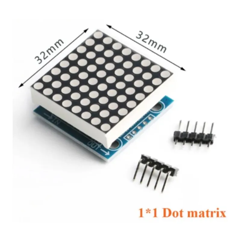 MAX7219 8*8 Dot Matrix LED Display Module 8/4/2 in one Digital Tube Microcontroller Control Board For Arduino DIY KIT