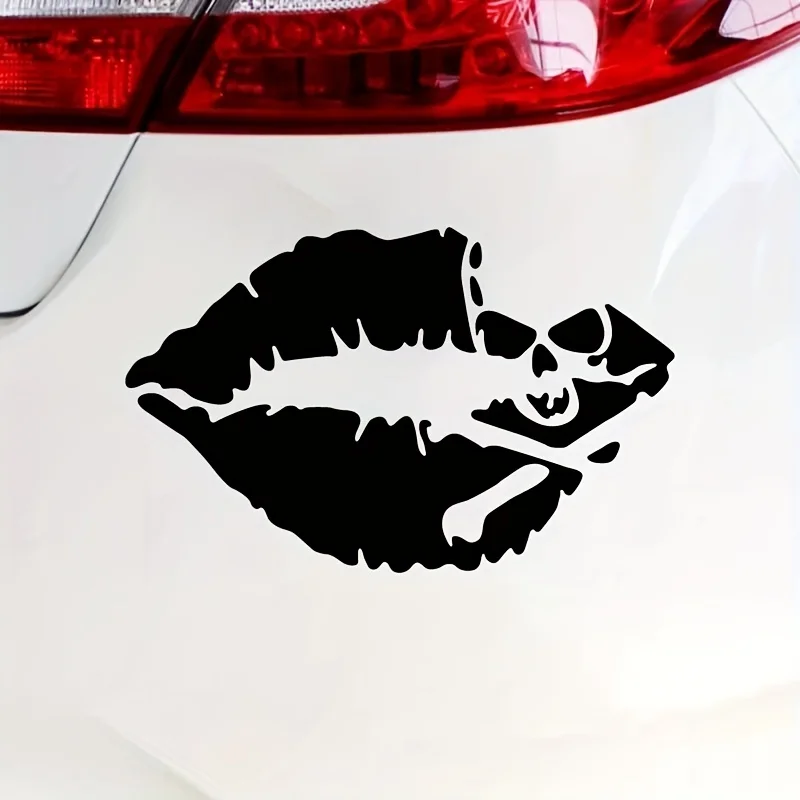 Skull Lips Devil Angel Girl Car Stickers Auto Hoods Trunk Bumper Window Body Rear Windshield Vinyl Decals Vehicle Accessories