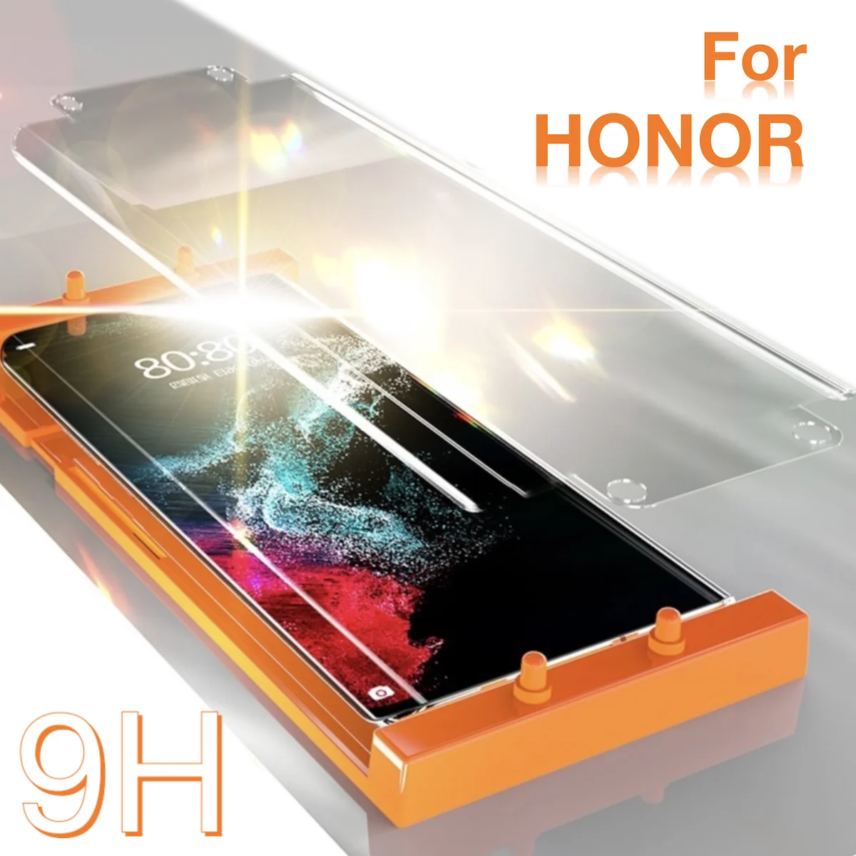 

for HONOR Magic 3 4 5 80 70 60 50 V40 X40 SE PRO Magic5 Explosion-proof Screen Protector Glass Protective with Install Kit