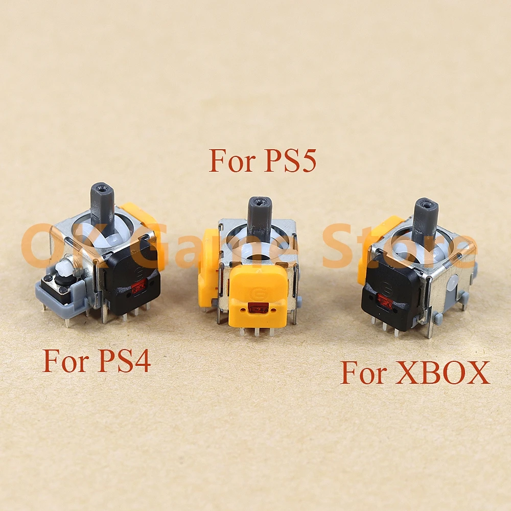 30pcs Orange Analog Sensor Potentiometer Hall Effect IC Joystick Module For PS5 PS4 XBOXONE XBOX Series Controller