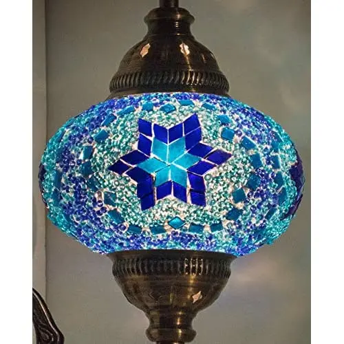 Handmade Wall Lamp Mosaic Shade, 2019 Stunning 16.5 