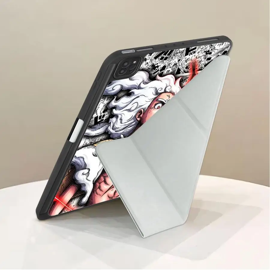 With Pencil Holder Case for Apple iPad 10th Gen Air 8 M2 M3 3 Mini 7 6 5 12th Pro M4 13 2025 2026 9th 11th Air 4/5/6th O-One