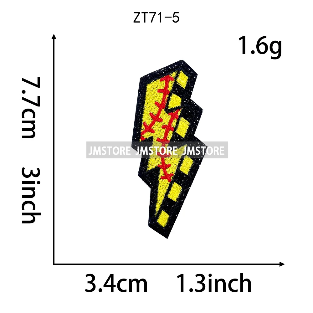 Colorful Checkered Bows Stars Sports Lover Iron on Small Emblem Thermoadhesive Sequin Embroidery Patches Applique for Sweatshirt view 3