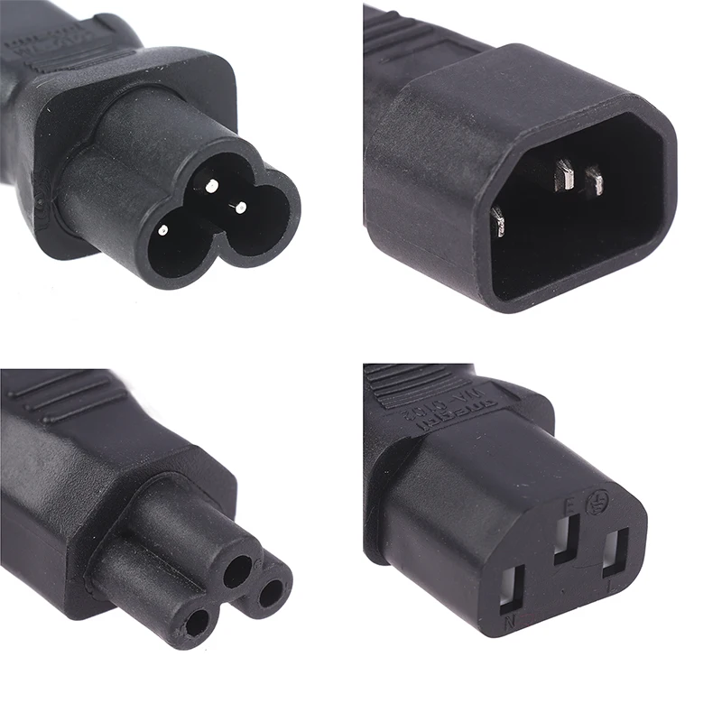 New UPS PDU męskie na żeńskie moc US UE gniazdo przejściówka Adapter uniwersalne IEC320 C13 C14 do C5 C6 C7 C8 C19 C20 C21 złącze konwersji