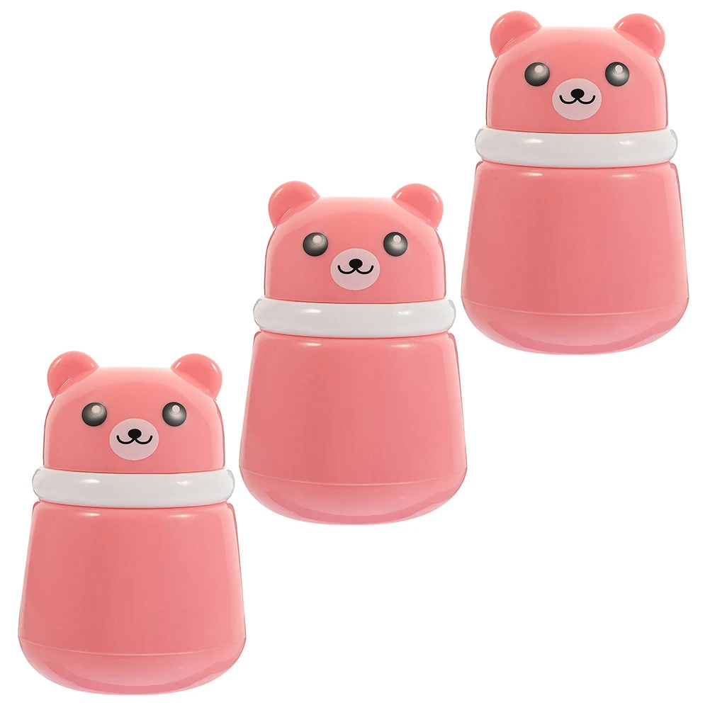 

3pcs Powder Puff Box Talcum Container Portable Storage Case for Infant Loose Powder Dispenser Bottle Travel