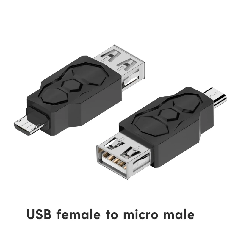 Usb to Micro USB Mini USB Adapter Two Way Converter Support Charging Data Sync 480Mbps Connector Two Way Adapter