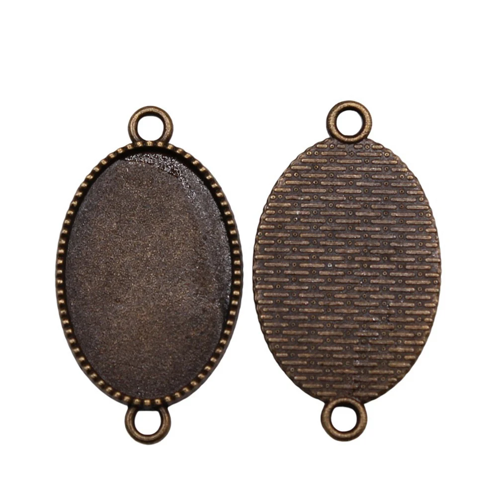 Things Male Jewelry Oval Glass Cabochon Base Setting Tray Bezel Accessories Parts