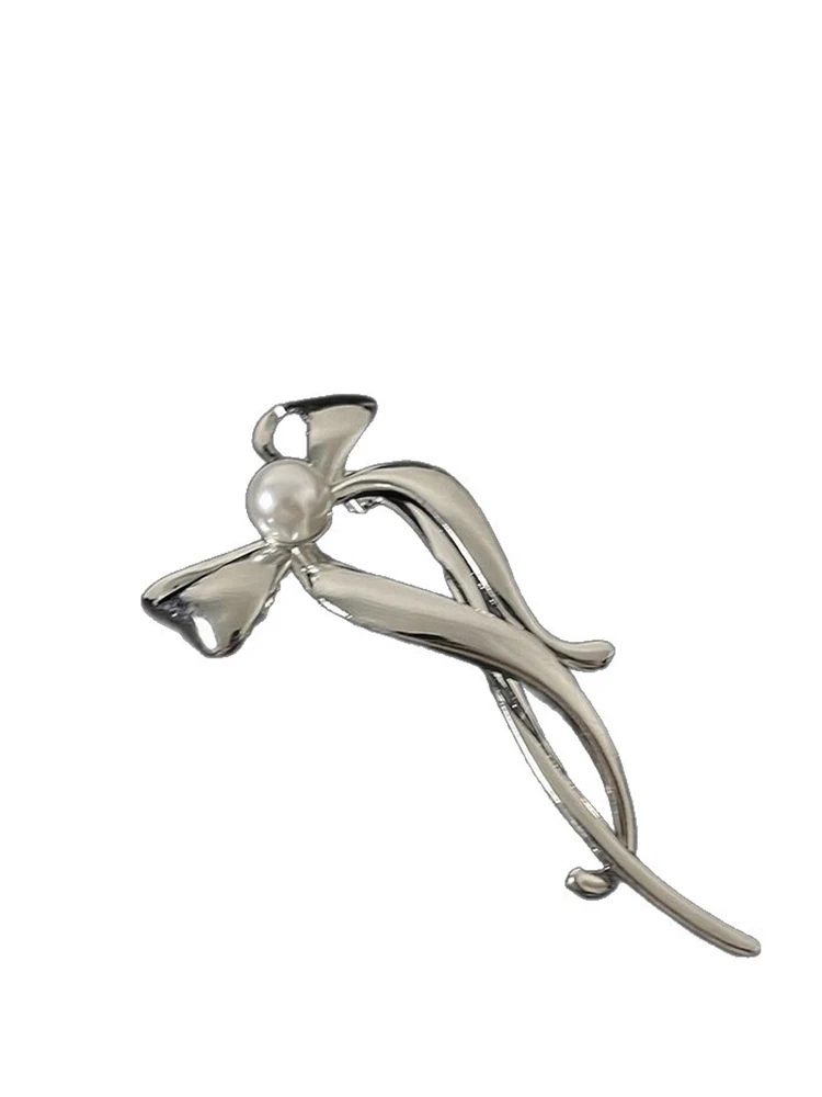 Elegante Haarspange mit Schleife aus Legierung, Haarspange für Pferdehaar, Damen-Haarspange, Pferdeschwanzhalter, Haaraccessoire, Kopfschmuck – Detail 3