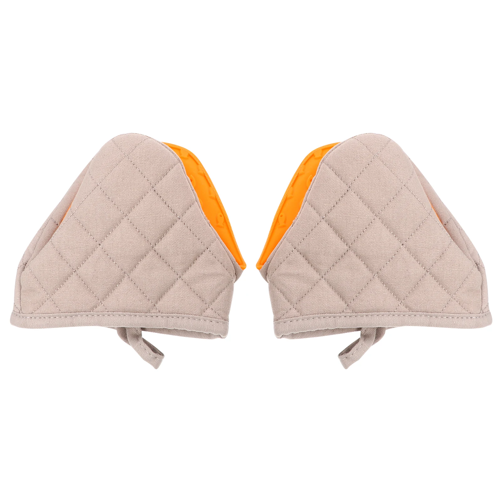 

2pcs Silicone Oven Mitts Heat Resistant Kitchen Gloves For Baking Cooking Grilling Microwave Use Pot Holder Gloves