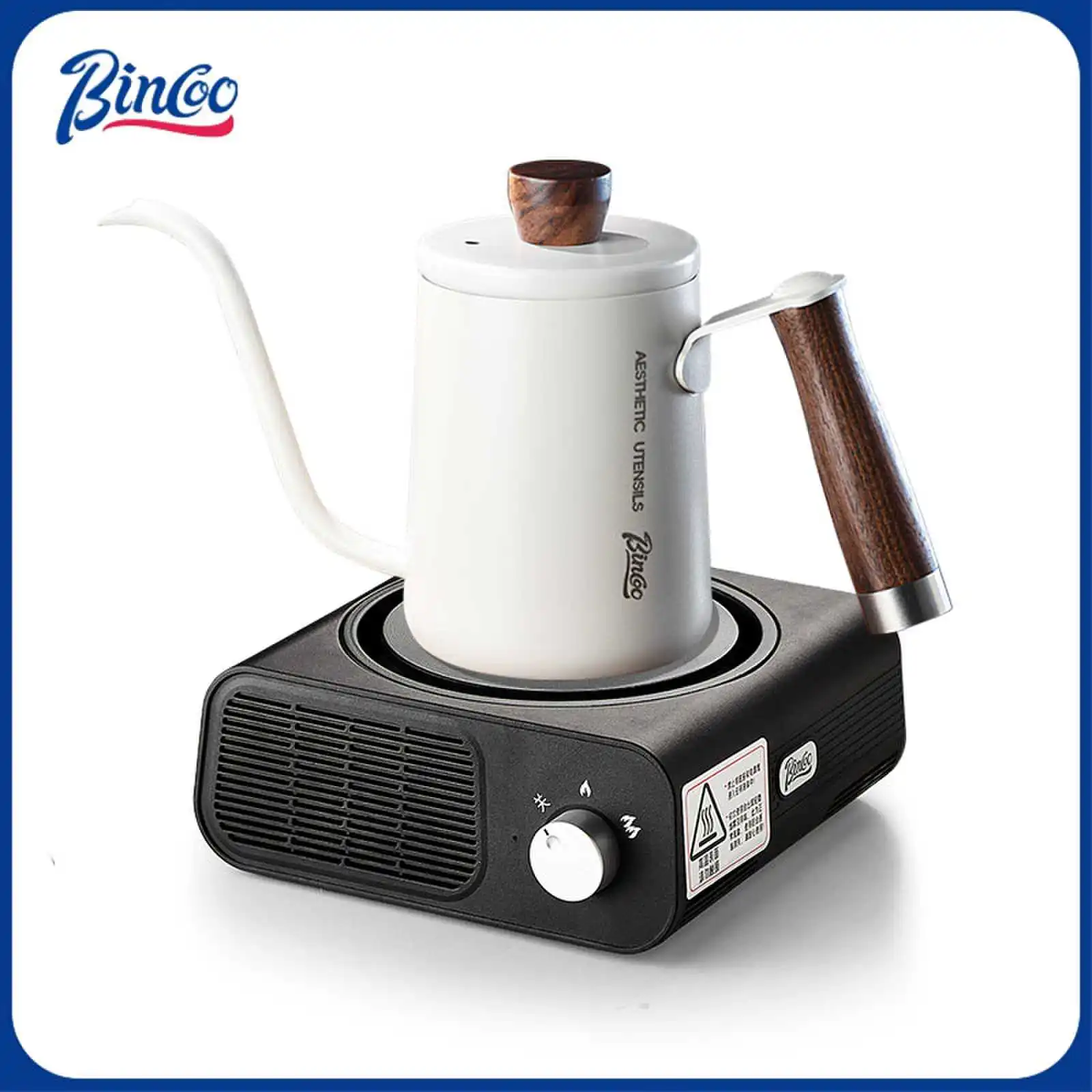 

Электрическая плита Bincoo для кофе, мини-плита для дома, для подогрева кофе и чая, чайник для ручного заваривания, кухонные принадлежности