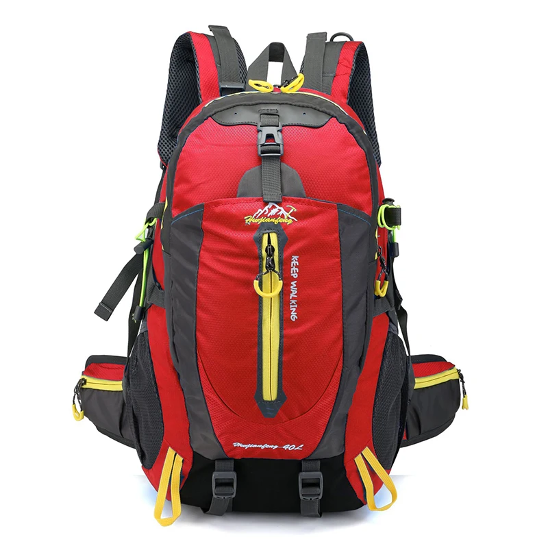 

40L Travel Trekking Backpack Outdoor Climbing Mountaineering Rucksack Sports Men'S Bag For Women Waterproof Nature Hike Cycling