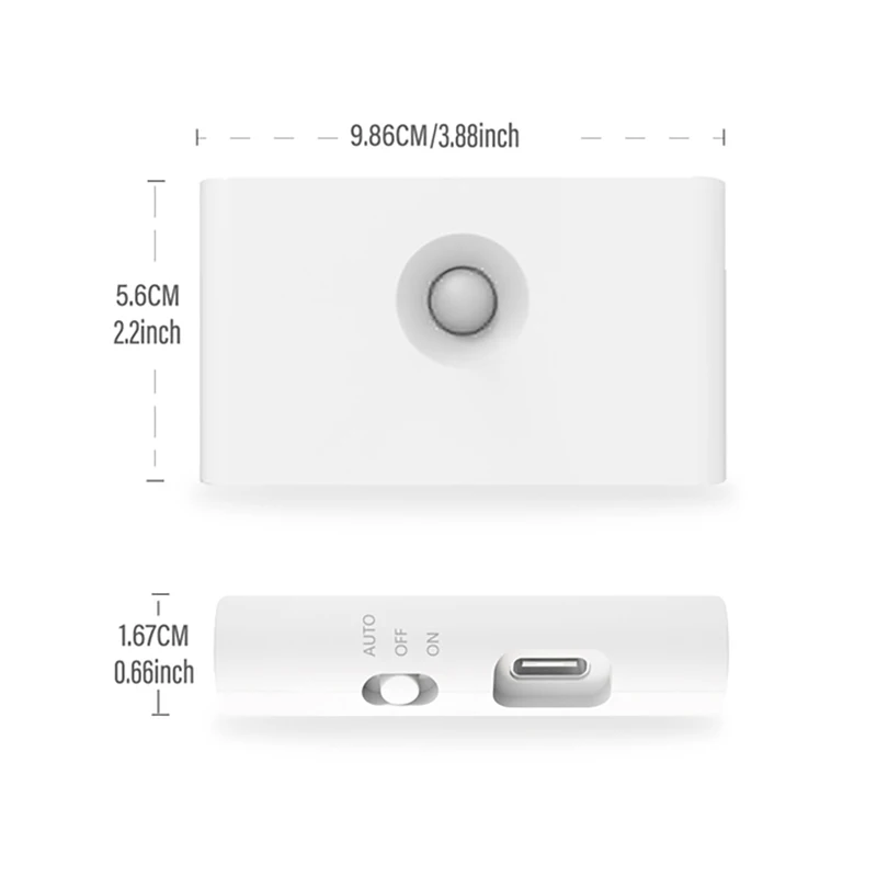 Imagem -06 - Recarga Usb sem Fio Interruptor do Sensor de Luz Corpo Humano Decoração para Casa Iluminação Interior Quarto Lâmpadas do Corredor Cabeceira Led Night Lamp