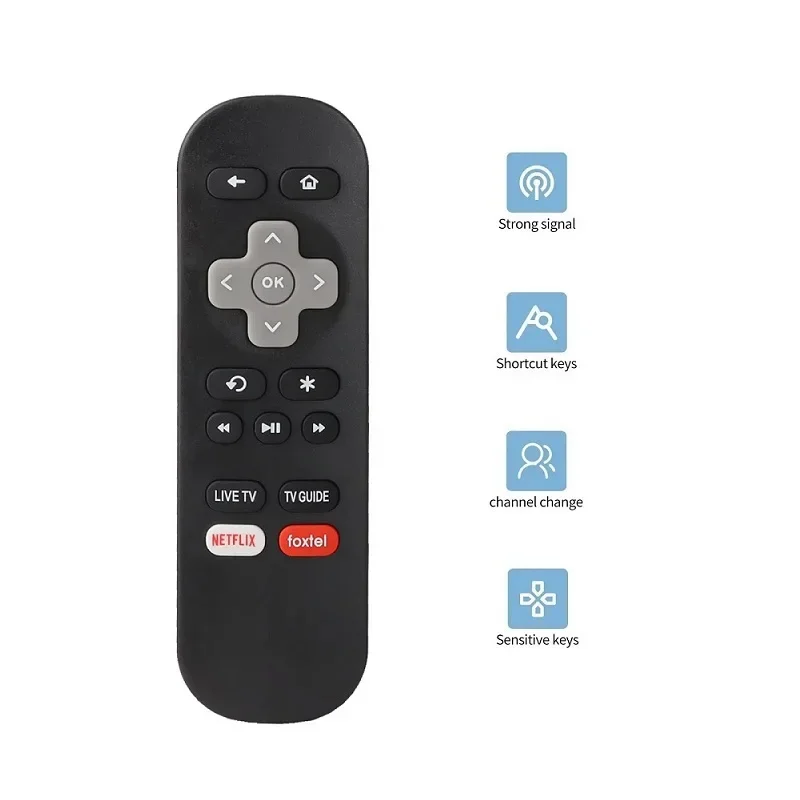 Uso de control remoto YP para control remoto Smart Tv para TELSTARA TV con reemplazo directo de botones de acceso directo Netflix Foxtel