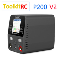 ToolkitRC P200 V2 Power Supply Adapter 30V AC100W DC200W 10A Compatible Charger Adjustable Desktop Display Output Tybec