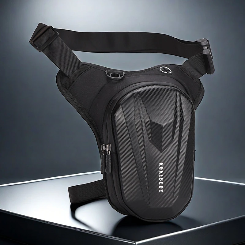 

New Hard-Shell Motorcycle Leg Bag, Unisex Motorbike Waist Bag, Crossbody Bag, Sports Multi-Functional Men's Universal Backpack