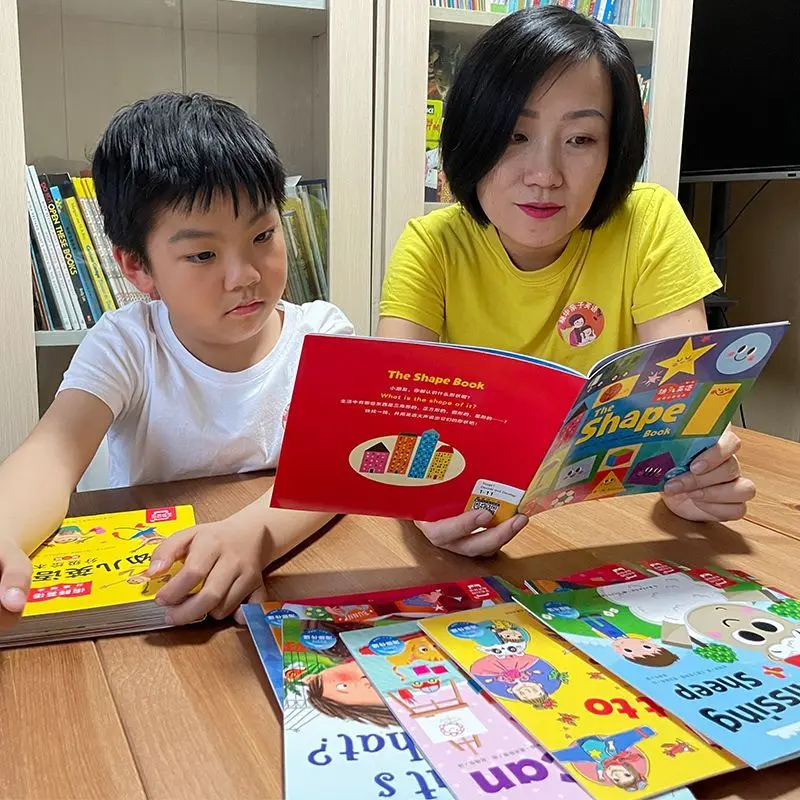 Early English Learning Picture Books for Children - Set 1 (12 volumes) - Bilingual English Level-Based Reading