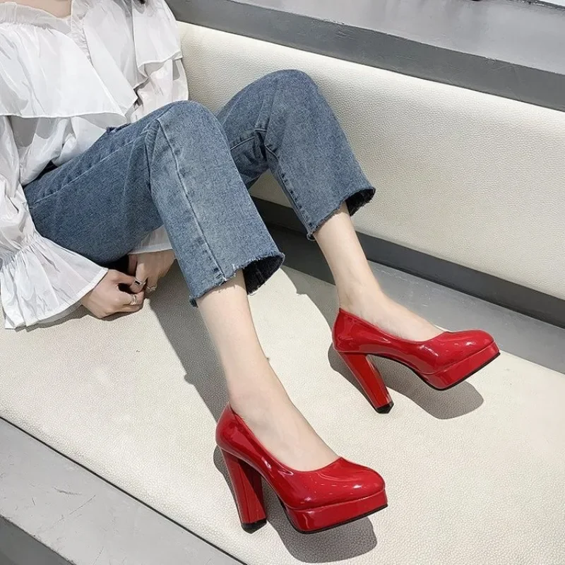 Red Ultra High Metal Thin Heels Cosplay Lace Bling Pumps wedding shoes Woman Steel Pipe Dance Stilettos