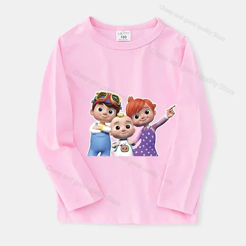 Cocomeloning bambini camicia lunga colorata camicia di stoffa Kid Cute Print Casual Boy Girl autunno inverno sottile per i regali della festa di