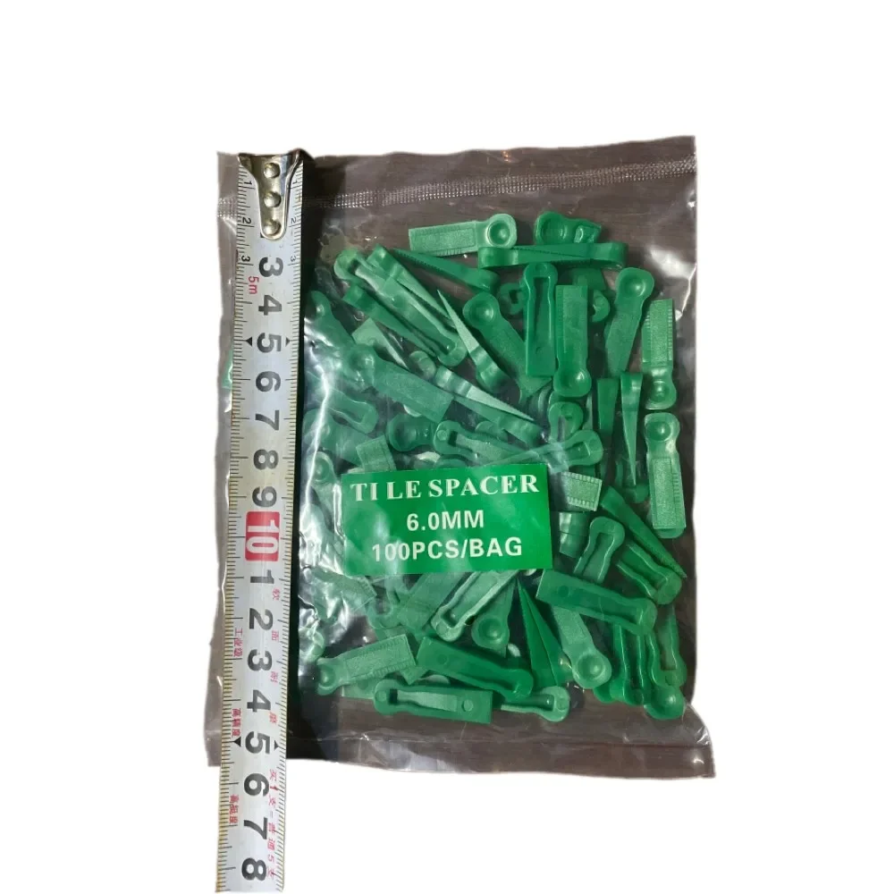 100Pcs Plastic Tile Wedge Spacers Reusable Positioning Clips Floor Locator Wall Ceramic Tiling Laying Construction Tools