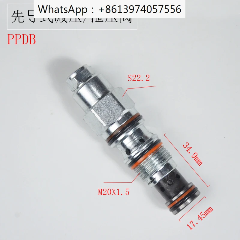 

Pilot operated pressure reducing and relief valve PPDB/PPFB