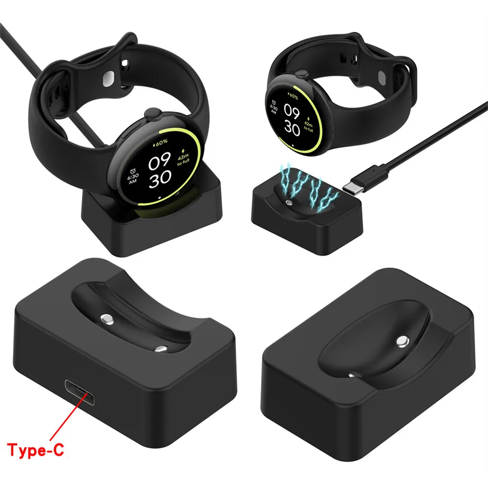 Charging Type C Adapter For Google Pixel Watch 4 Portable Smart Watche Charging dock Holder Smart Watche Accessories