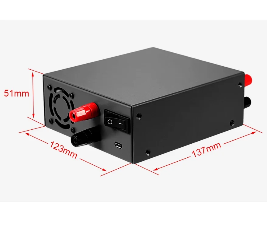 DIY Case Shell for DPS5015-USB DPS5020-USB DPS3012 DPH3205 Constant Voltage Current Converter Power Bank Box Shell LCD DIY KIT