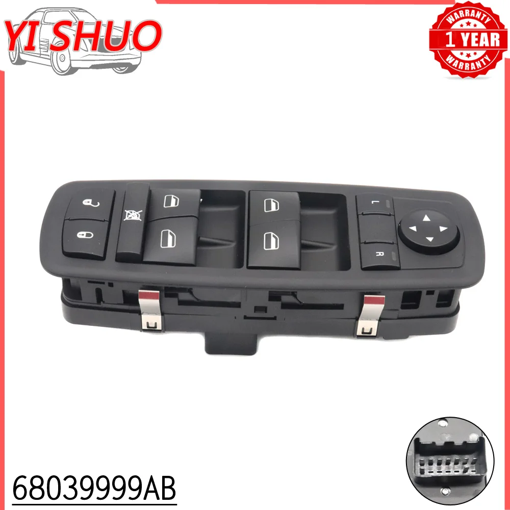 

Car 68039999AB 68039999AC Lifter Master Power Window Control Switch For Dodge Journey Chrysler Town Country Jeep Liberty 06-14