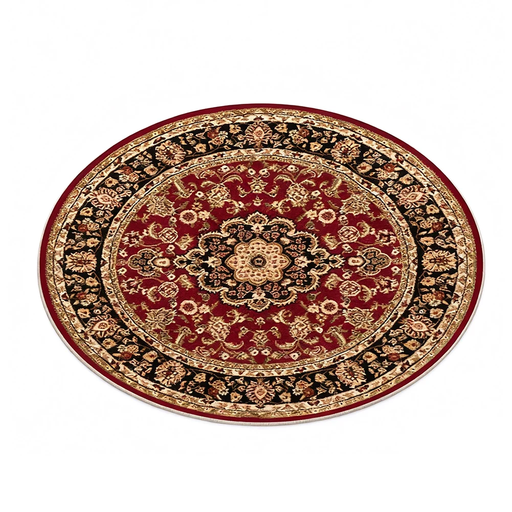 Round Rugs Suitable for Bedroom Living Room Sofa Bedside and Entrance Mats Built with Durability for Foot Traffic