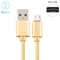 Micro USB Cable 1M 2M 3M Fast Charging Data Cord Charger For Samsung S7 edge Xiaomi Huawei HTC Android Phone Microusb Cable Wire