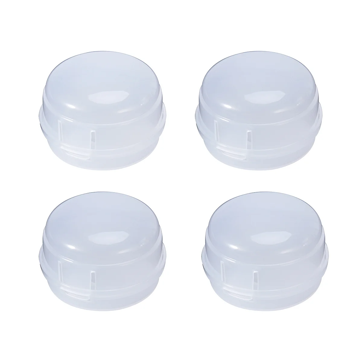 

4Pcs Clear Stove Covers Universal Size Hinged Lid Non-Adhesive Mounting Large Fits Newer Stoves Removable Reusable