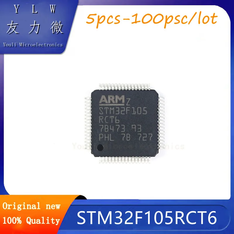 

STM32F105RCT6 LQFP64 New Imported Original ST 32-bit Microcontroller MCU