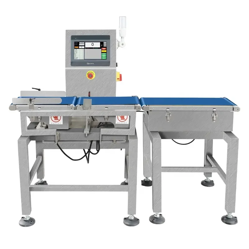 Food Industry Conveyor Weighing Scales Weight Checking Automatic Check Weigher
