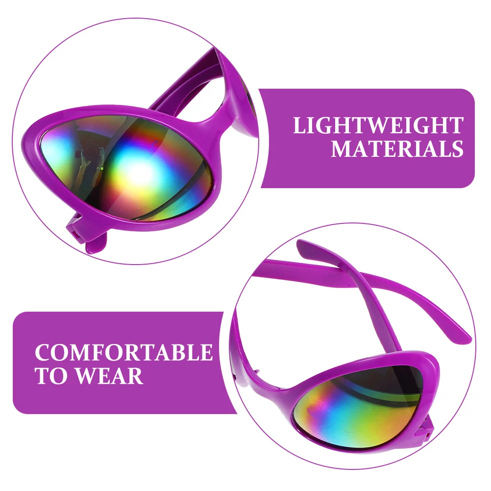 2 pçs óculos engraçados óculos novidade acessórios de fantasia adereços festa halloween cosplay óculos de sol para adultos