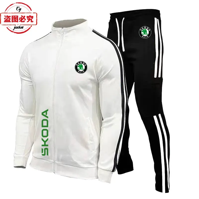 WRC rally Skoda racing car logo racing suit sportswear men's spring and autumn suit skoda car logo jacket