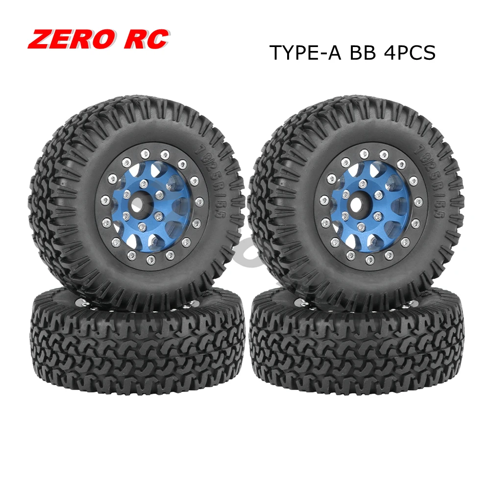 MOYEUX DE ROUE RC BEADLOCK EN ALLIAGE D'ALUMINIUM SUPPORT SOLIDE Conduite Stable Pour Voitures Rc Axial Scx24 Noir 95090056