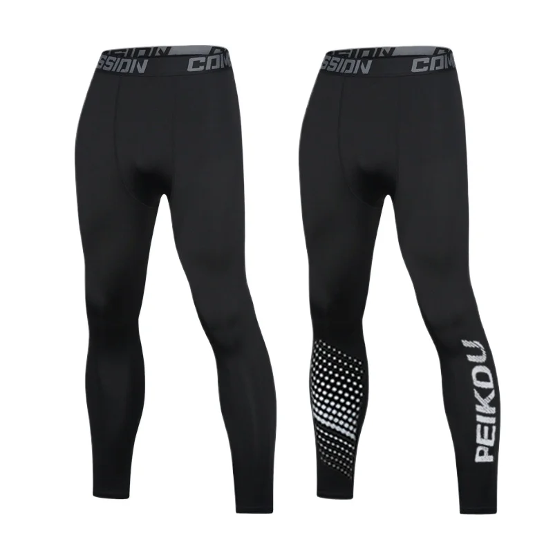 Fitnesspants Men's Sports Tight Trousers Running Quick-drying High-elastic Leggings Compressed Basketball Football Trainingpants