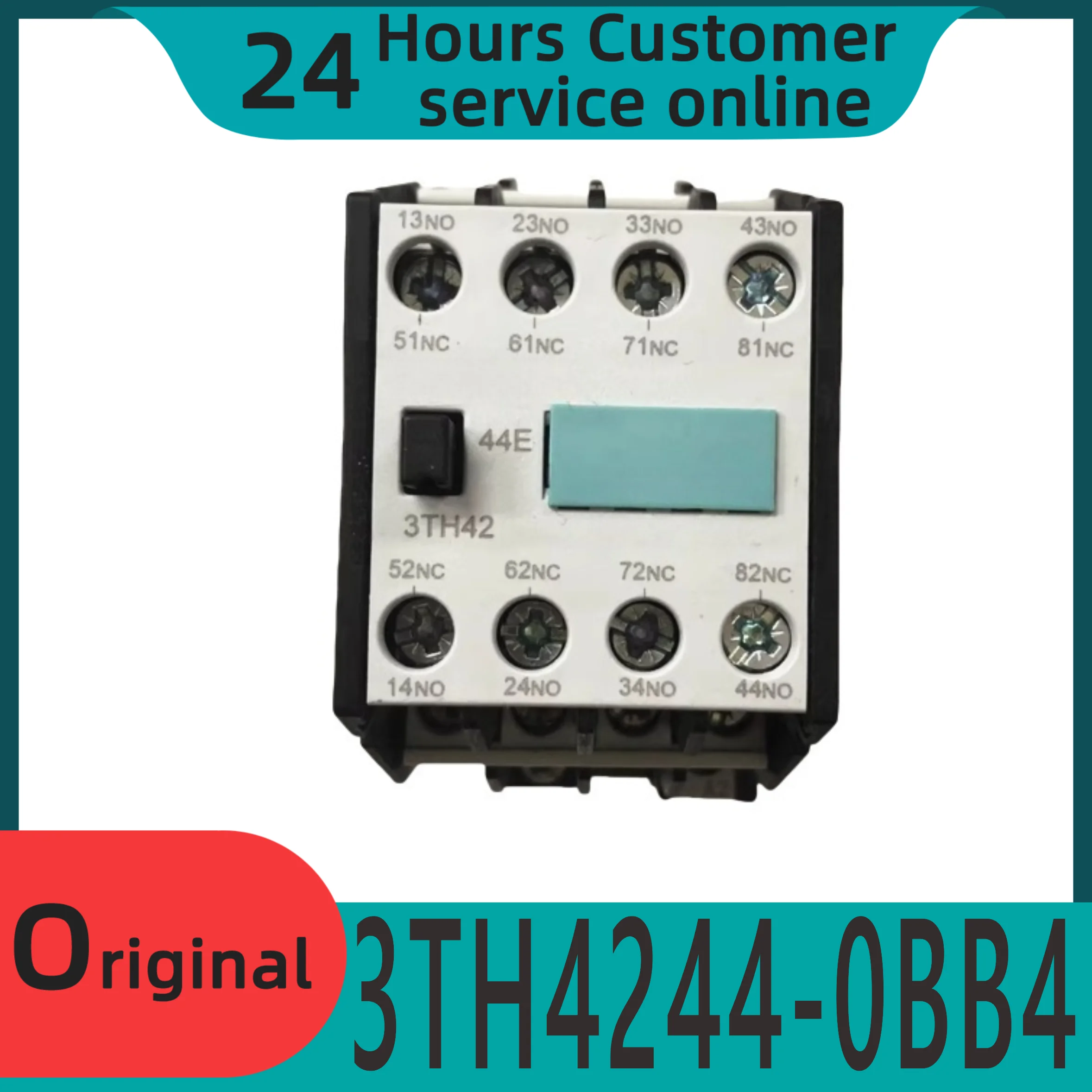 

New original 3TH4244-0BB4 contactor relay 3TH42 44-0BB4 DC24V