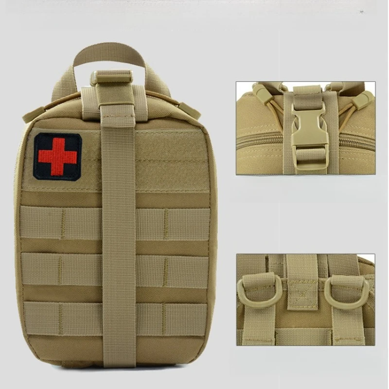 EMT الحقيبة مزق بعيدا مول الحقائب الطبية المسيل للدموع بعيدا الإسعافات الأولية حقيبة بقاء الطوارئ للسفر المشي لمسافات طويلة في الهواء الطلق