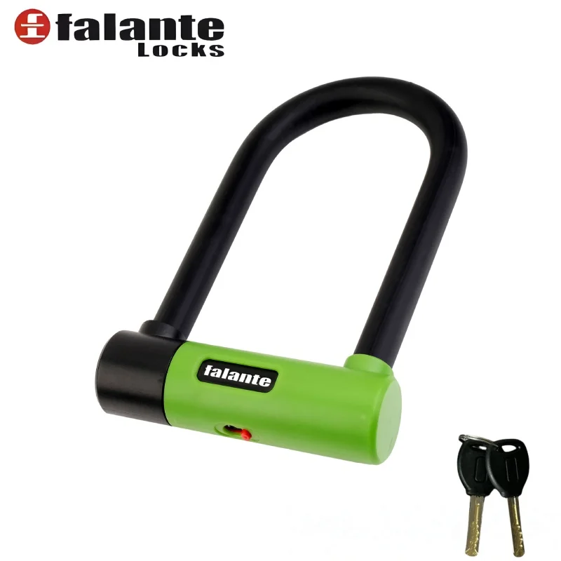Anti Theft Convenient Motorcycle Accessories Security Lock Reinforced With Key Anti Theft Lock U-shaped Bicycle Motorbike Lock