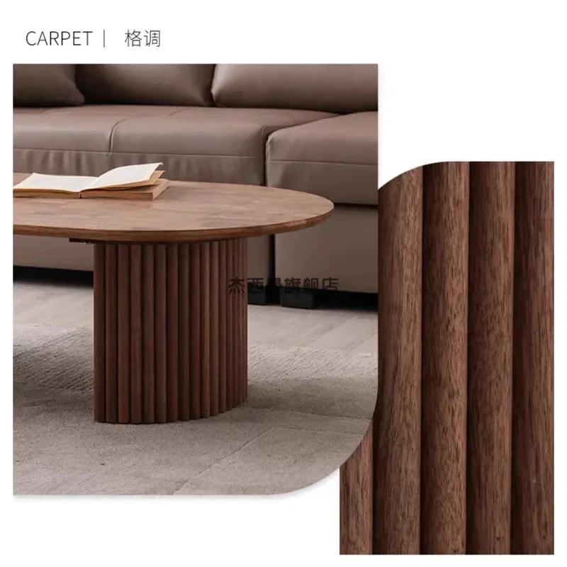 Mesa de centro moderna luxuosa, móveis para sala de estar, práticos