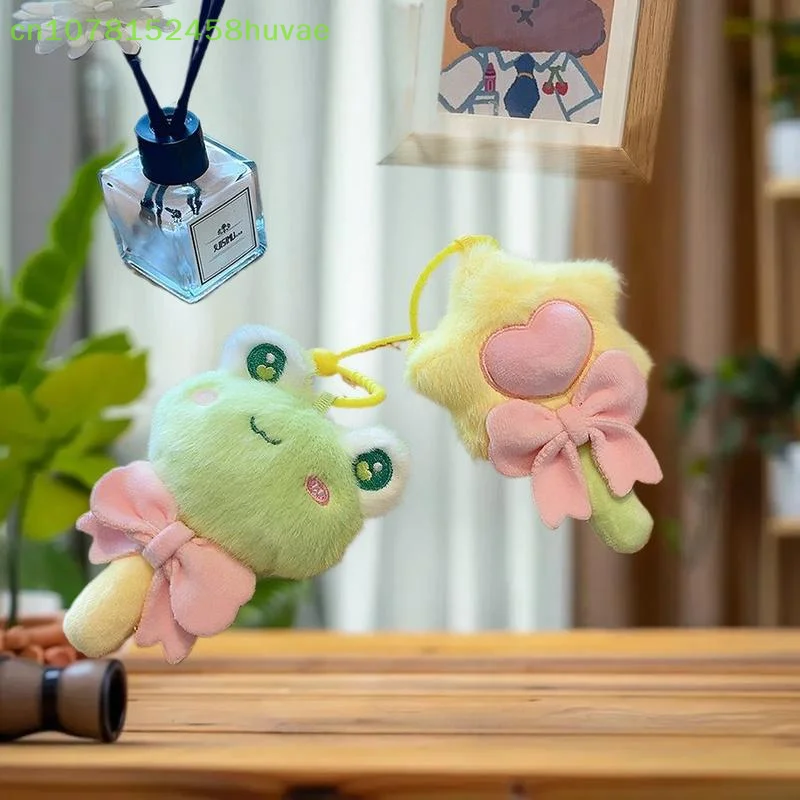 재미있는 창의적인 동물 봉제 키체인 귀여운 봉제 인형 열쇠고리 사랑스러운 가방 펜던트 배낭 장식 커플 키체인
