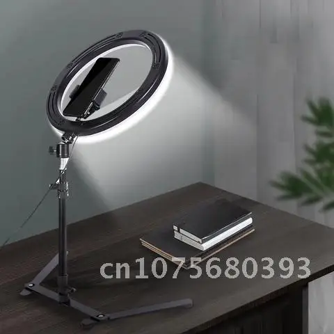 

26CM Ring Light Lamp Fill Live Photography Lighting Phone Ringlight Tripod Stand Photo Led Selfie Bluetooth for TikTok Youtube