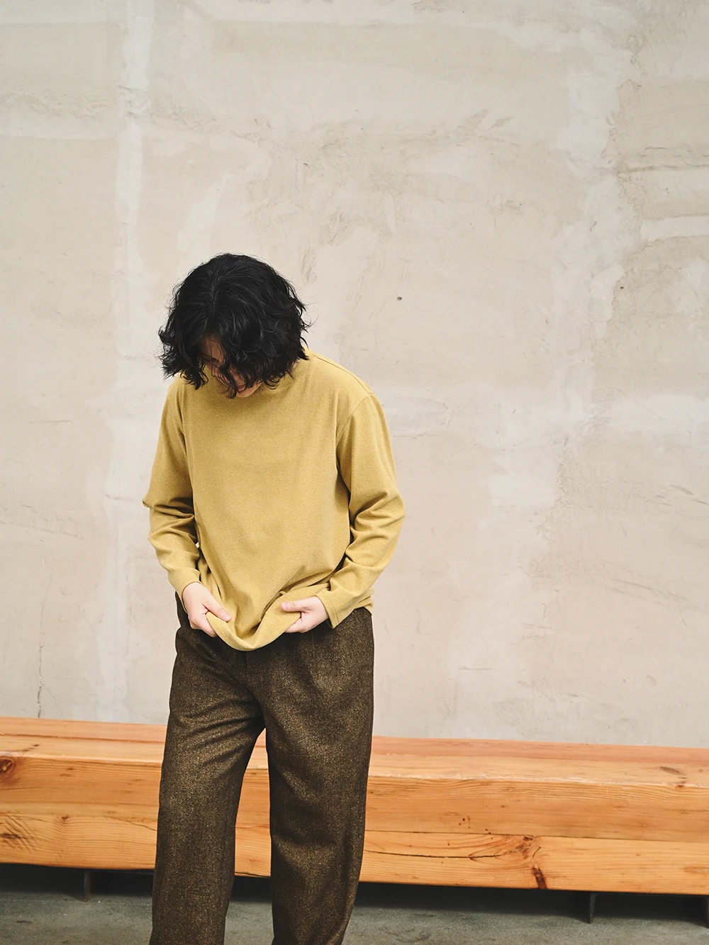 

Базовая комфортная вязаная шерстяная футболка унисекс с тонкими полосками Silver Birch Club, повседневная, свободного кроя, с длинным рукавом