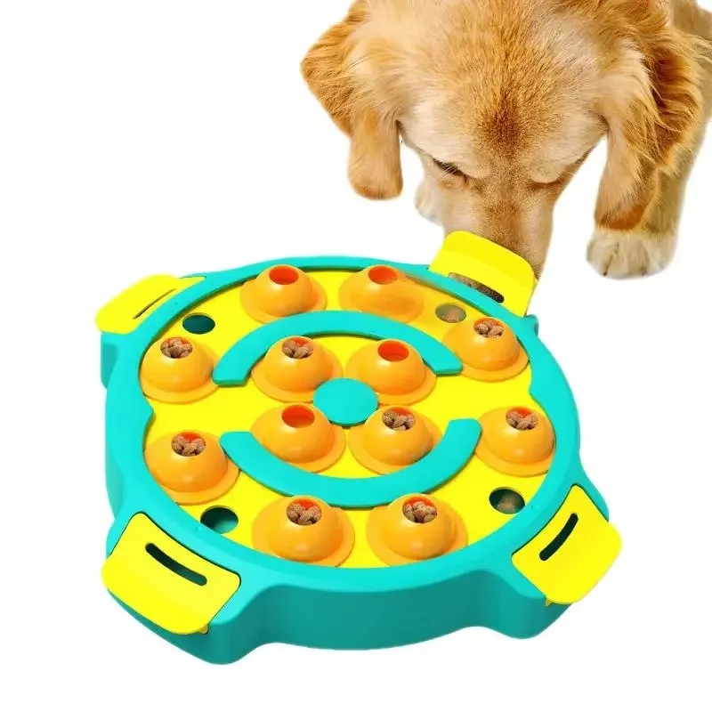 Dog Puzzles Food Boxes Slow Feeder Treats Dispensing Puppy Training Feeding Bowls Funny Pet Multi-Functional NonSlip Sturdy Toys