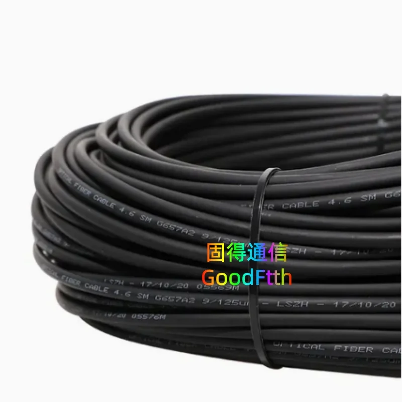 Armored Tactical Fiber Patch Cord SC to LC UPC SM Simplex 1 Core TPU Cable GoodFtth