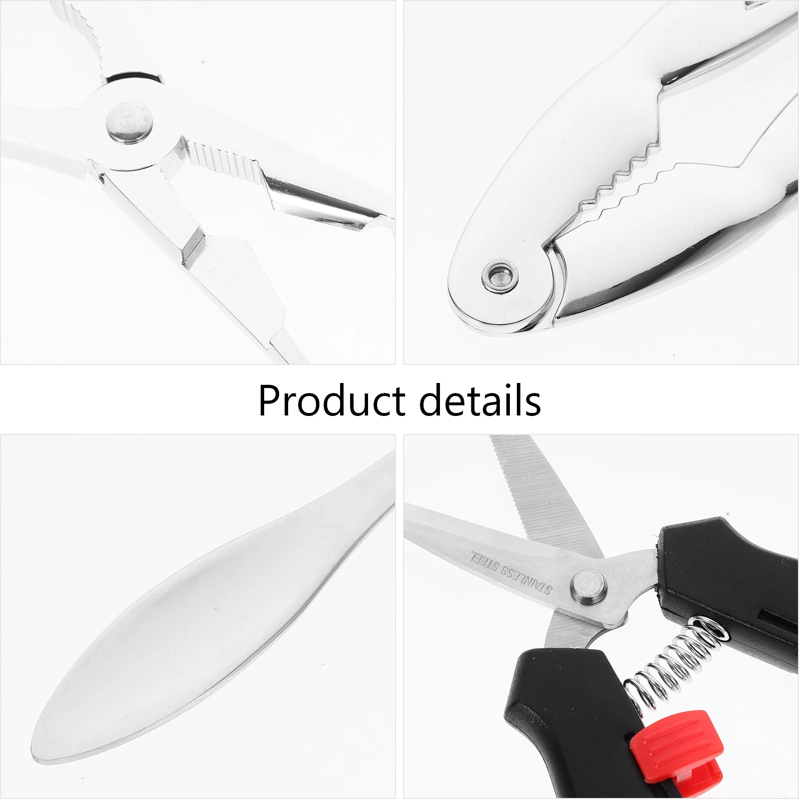 

6pcs Crab Eating Tools Set Stainless Steel Seafood Peeling Fork Crab Meat Removal Tool For Lobster Shrimp 6-Piece Kit