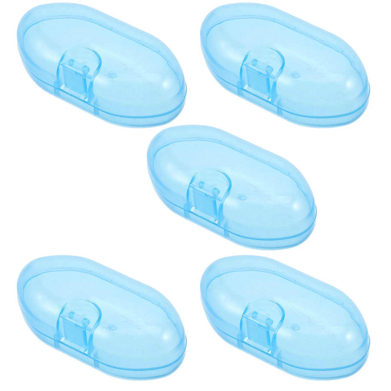 Five Baby Finger Toothbrush Storage Boxes Compact Baby Oral Cleaner Case Newborn Toddler Travel Storage Toddler Toothbrush