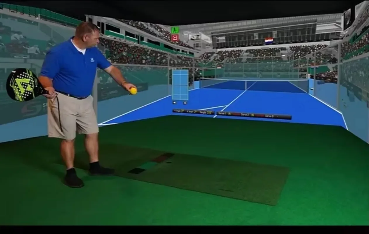 Interactive Tennis Padel Wall Indoor Simulator Digital Sports and Entertainment Equipment Tennis Interactive Games Supplier